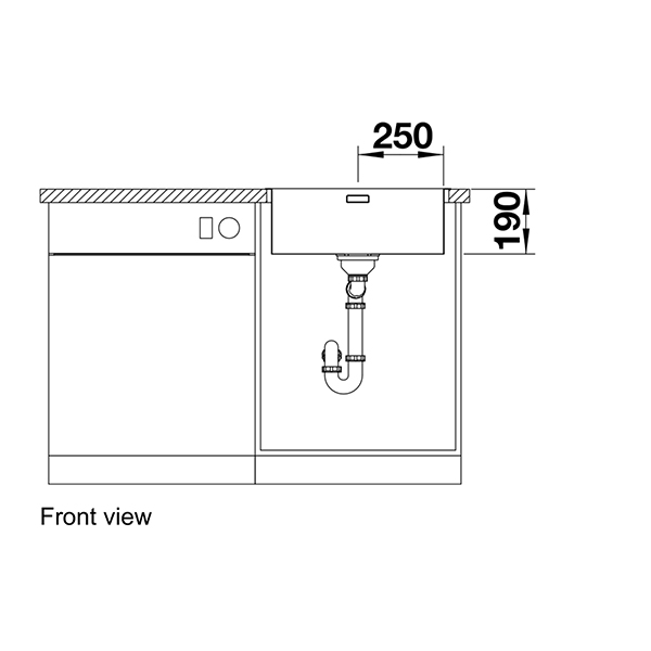 Blanco ANDANO 500 IF/A Inset Sink 4