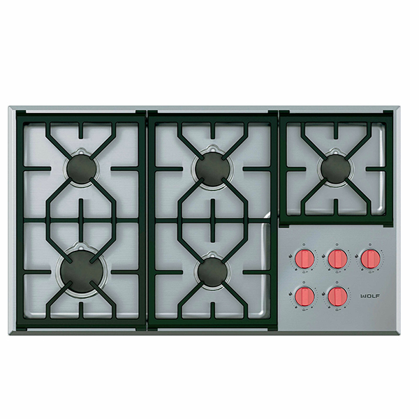Wolf ICBCG365PS Professional Gas Hob 1