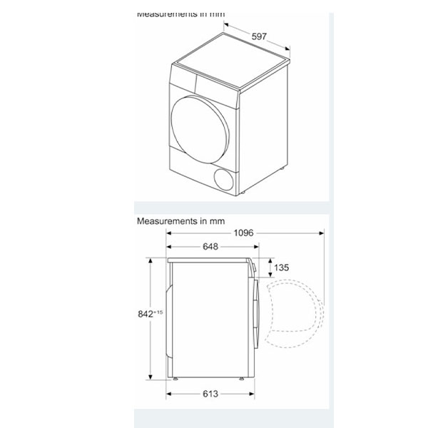Siemens ExtraKlasse WQ45G2D9GB Heat Pump Dryer 2