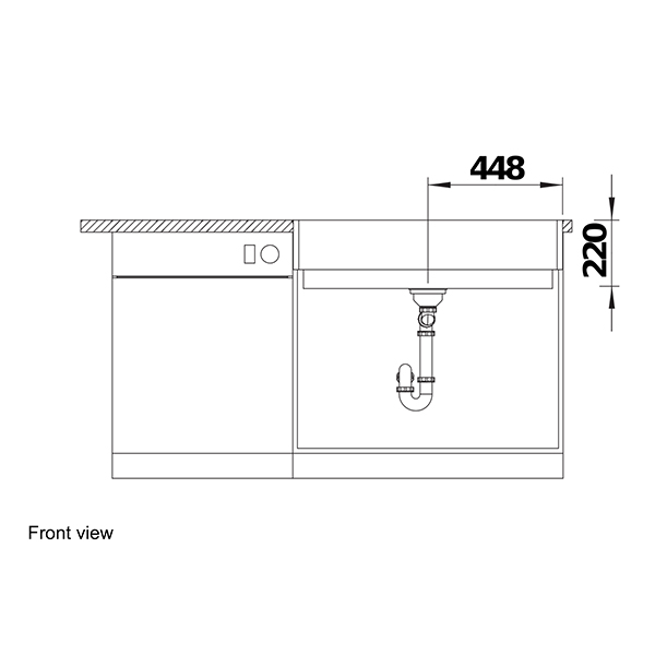 Blanco VINTERA XL 9-UF Undermount Sink 3