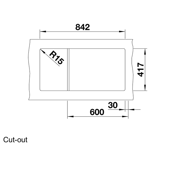 Blanco FAVOS 6 S Silgranit Inset Sink 2