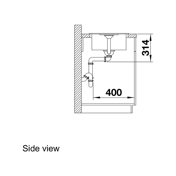 Blanco FAVUM 45 S Silgranit Inset Sink 3