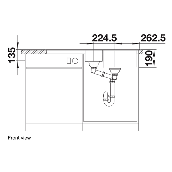 Blanco LEGRA 6 S Silgranit Inset Sink 4