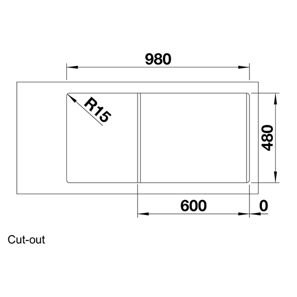 Blanco LEGRA 6 S Silgranit Inset Sink 5