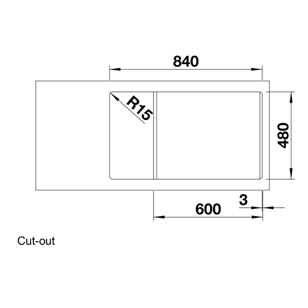 Blanco LEGRA XL 6 S Silgranit Inset Sink 5