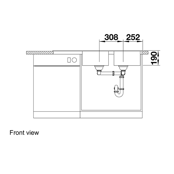 Blanco LEGRA 8 S Silgranit Inset Sink 4