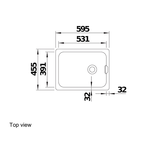 Blanco BELFAST Ceramic Inset Sink 2