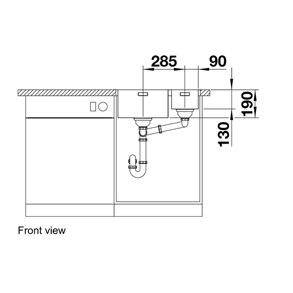 Blanco ANDANO 340/180-IF Inset Sink 4