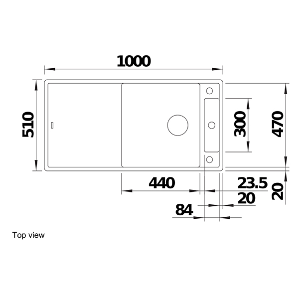 Blanco AXIA III XL 6 S Silgranit Inset Sink 2