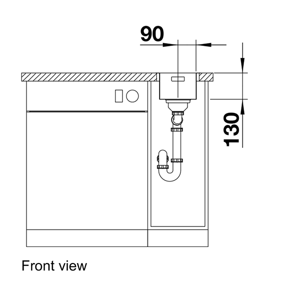 Blanco ANDANO 180-IF Inset Sink 4