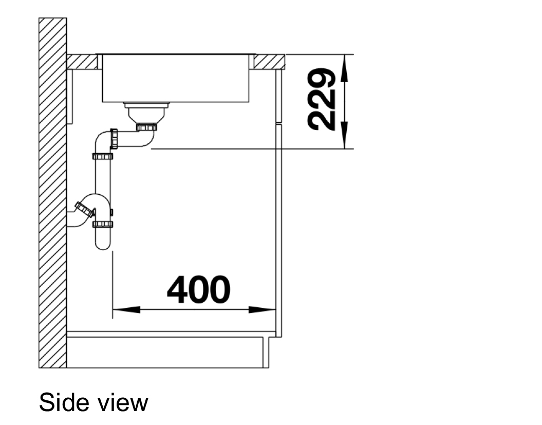 Blanco ANDANO 180-IF Inset Sink 5