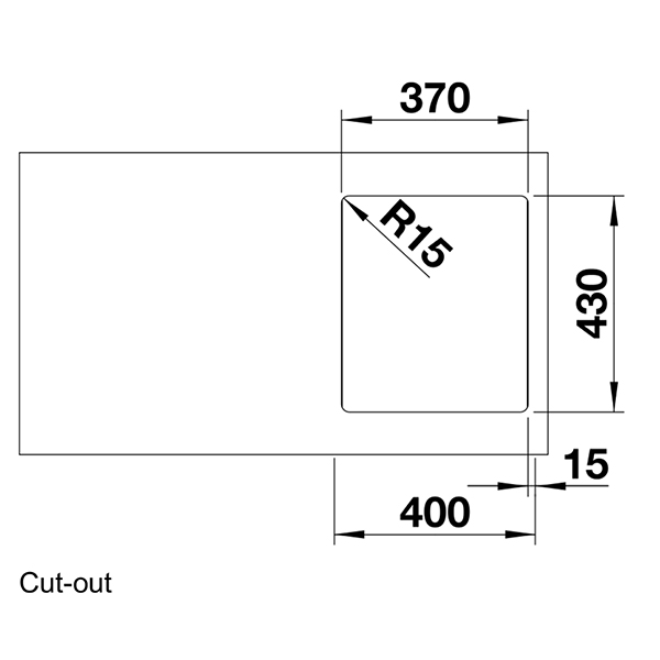 Blanco ANDANO 340 IF Inset Sink 3