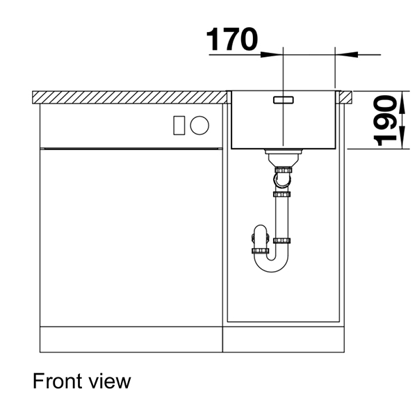 Blanco ANDANO 340 IF Inset Sink 4