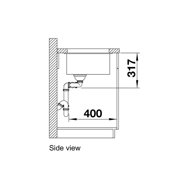 Blanco SUBLINE 430/270 U Silgranit Undermount Sink 5