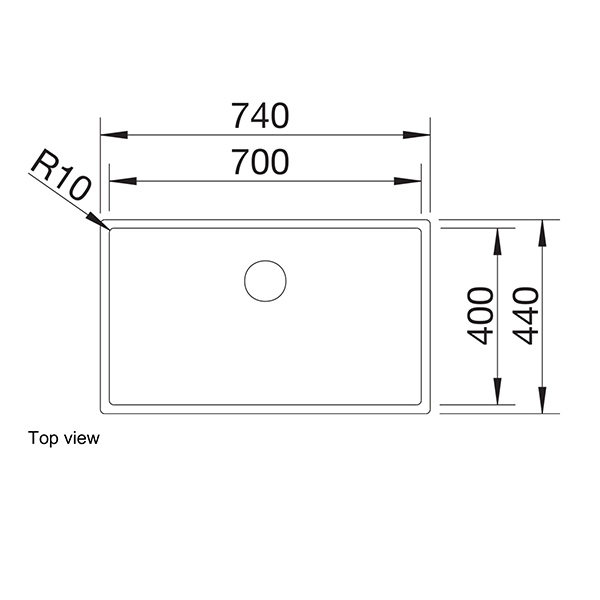 Blanco CLARON 700 U DURINOX Undermount Sink 2