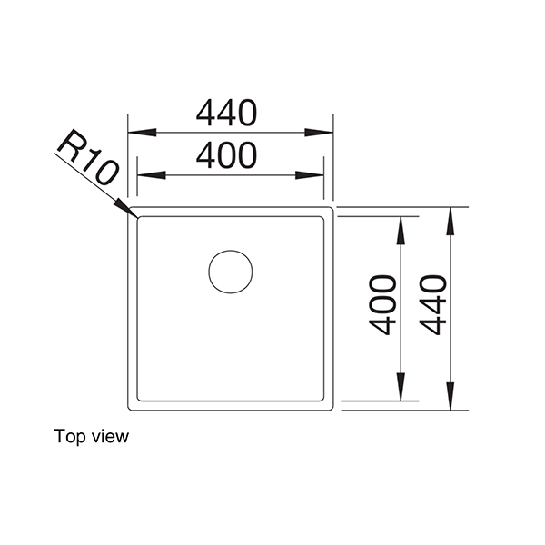 Blanco  CLARON 400-U Undermount Sink 2