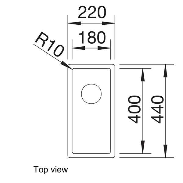 Blanco CLARON 180U Undermount Sink 2