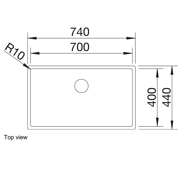 Blanco CLARON 700 IF Inset Sink 2