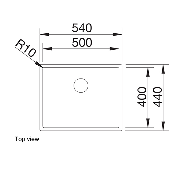 Blanco CLARON 500 IF Inset Sink 2