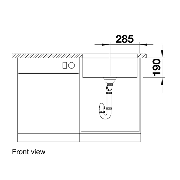 Blanco CLARON XL 60-U Undermount Sink 4