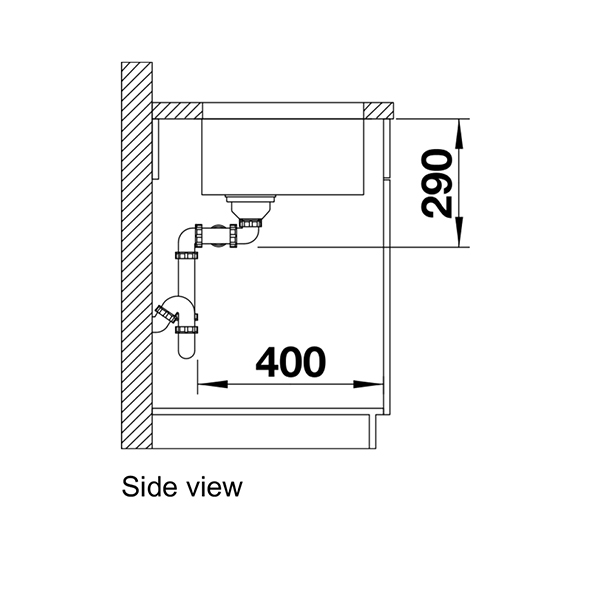 Blanco  ANDANO 400/400-U Undermount Sink 4