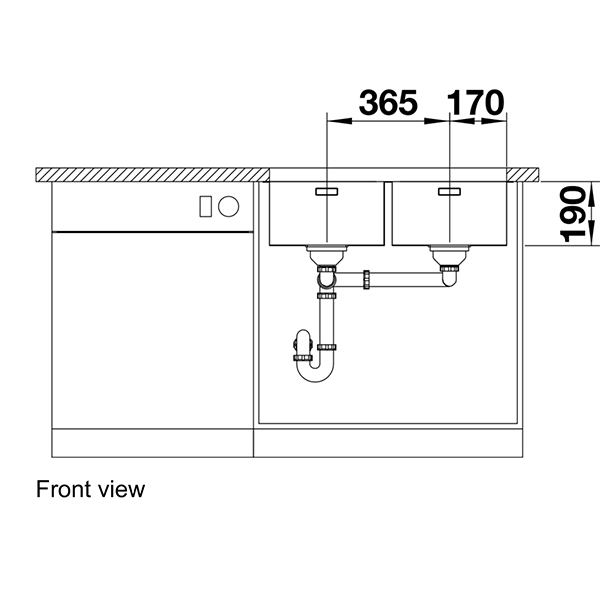 Blanco  ANDANO 340/340-U Undermount Sink 3