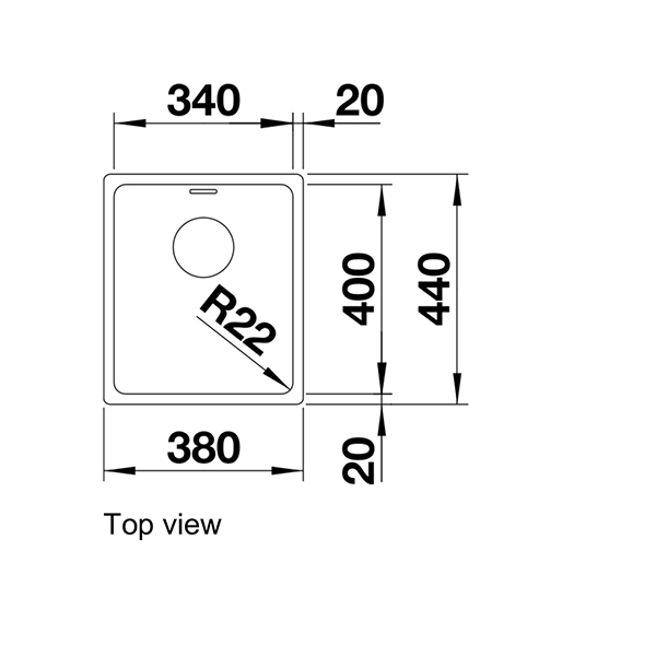 Blanco ANDANO 340 U Undermount Sink 2