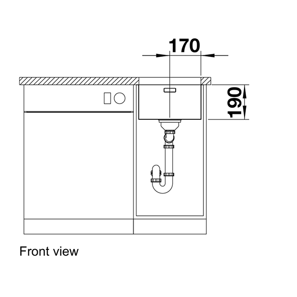 Blanco ANDANO 340 U Undermount Sink 4