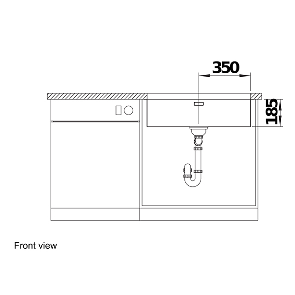 Blanco SOLIS 700U Undermount Sink 4