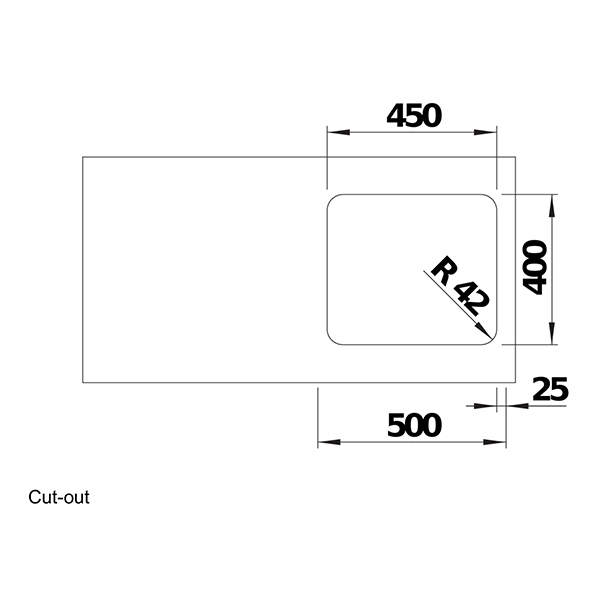 Blanco SOLIS 450-U Undermount Sink 2