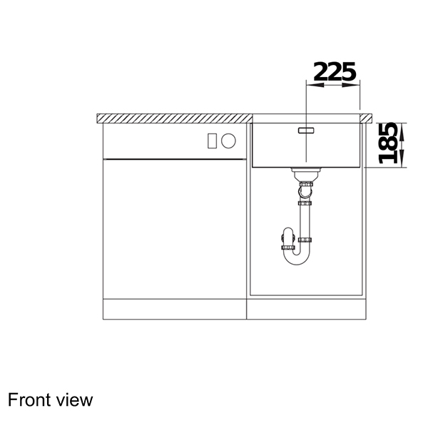 Blanco SOLIS 450-U Undermount Sink 3