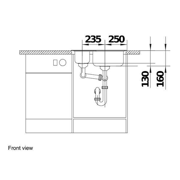 Blanco LANTOS 6 IF Inset Sink 3