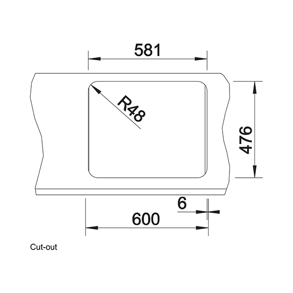 Blanco LANTOS 6 IF Inset Sink 4