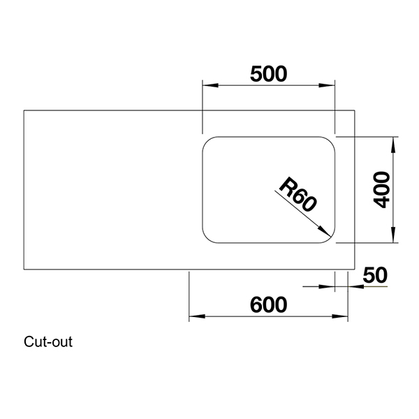 Blanco  SUPRA 500-U Undermount Sink 3