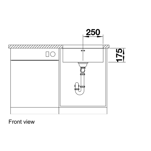 Blanco  SUPRA 500-U Undermount Sink 4