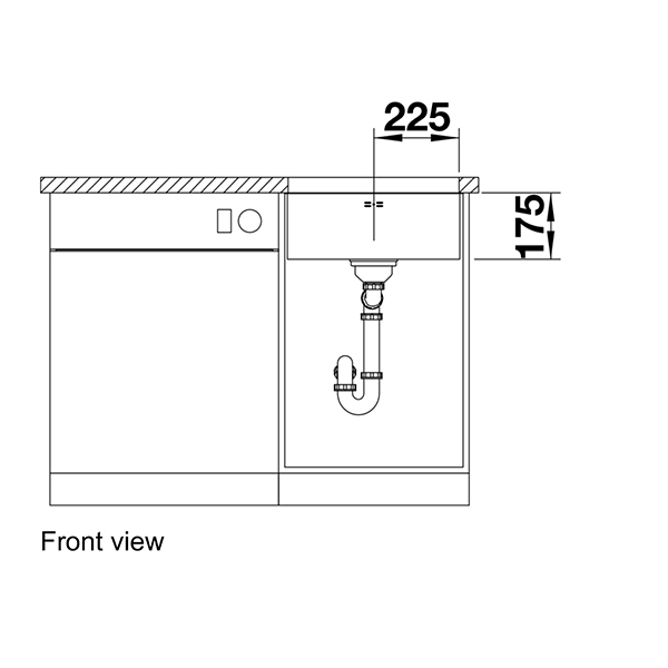 Blanco SUPRA 450-U Undermount Sink 4