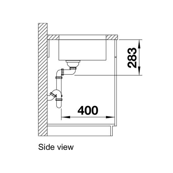 Blanco SUPRA 400-U Undermount Sink 5