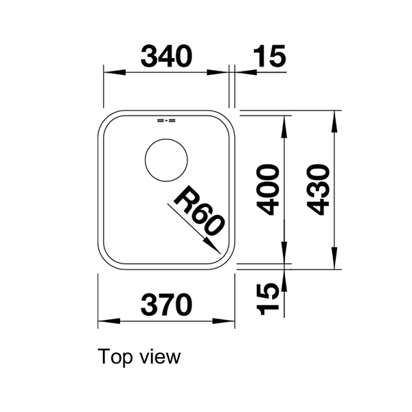 Blanco SUPRA 340-U Undermount Sink 2