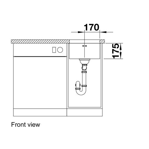 Blanco SUPRA 340-U Undermount Sink 4