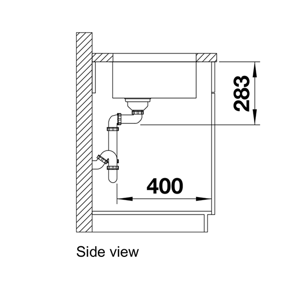 Blanco SUPRA 340-U Undermount Sink 5