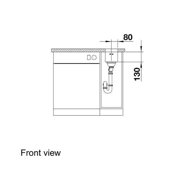 Blanco Supra 160-U Undermount Sink 4