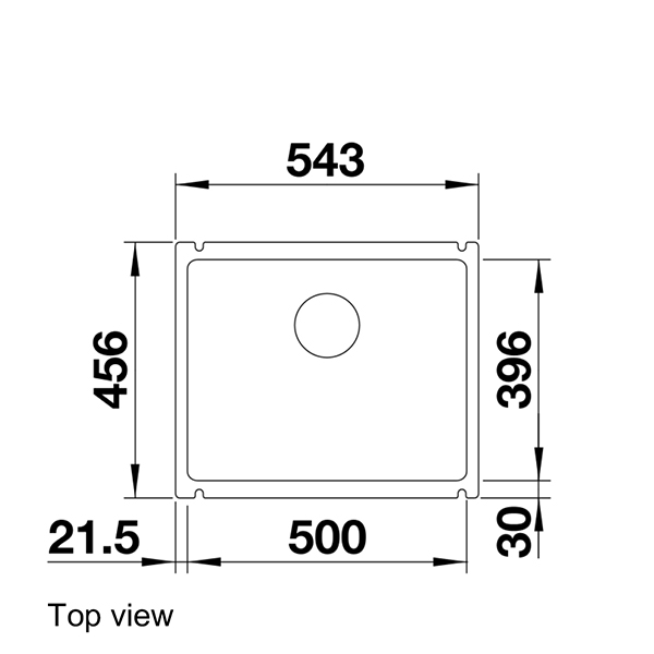 Blanco SUBLINE 500 U Ceramic PuraPlus Undermount Sink 2