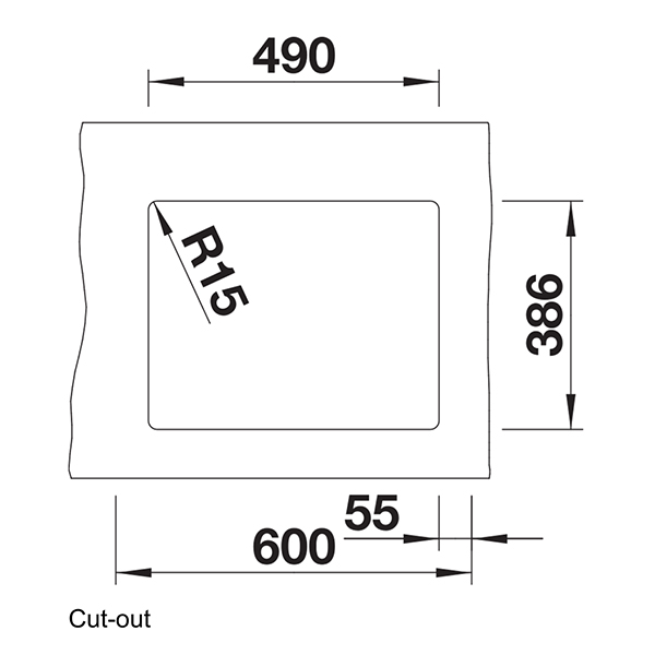 Blanco SUBLINE 500 U Ceramic PuraPlus Undermount Sink 3