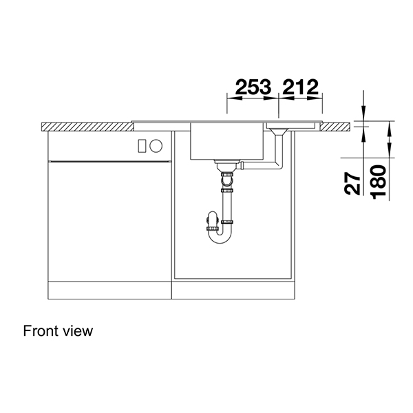 Blanco ZIA 9 E Silgranit Inset Sink 3