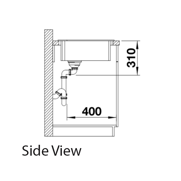 Blanco ZIA 9 E Silgranit Inset Sink 4