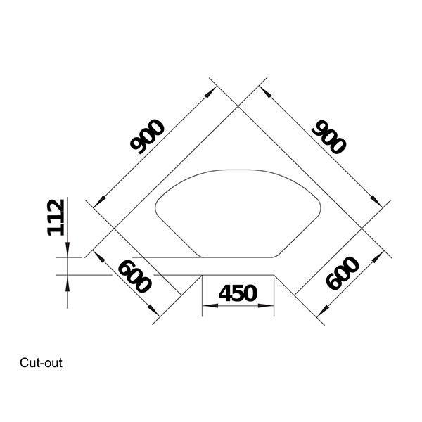 Blanco DELTA IF  Inset Sink 3