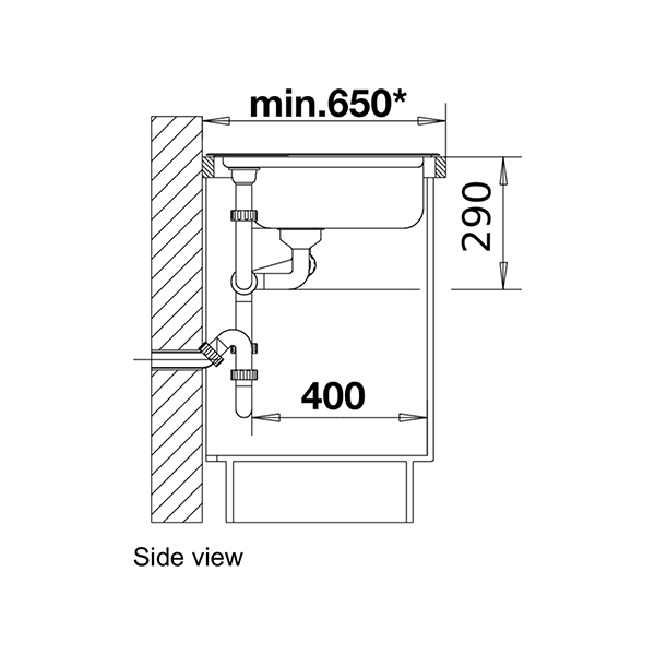 Blanco DELTA IF  Inset Sink 5