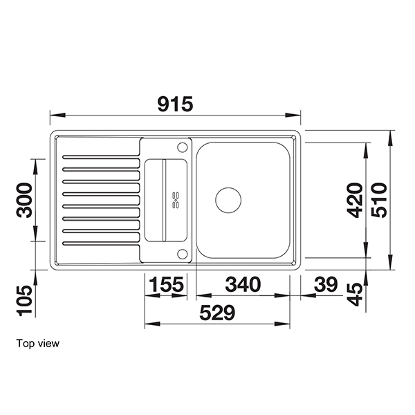 Blanco CLASSIC Pro 5 S-IF Inset Sink 2