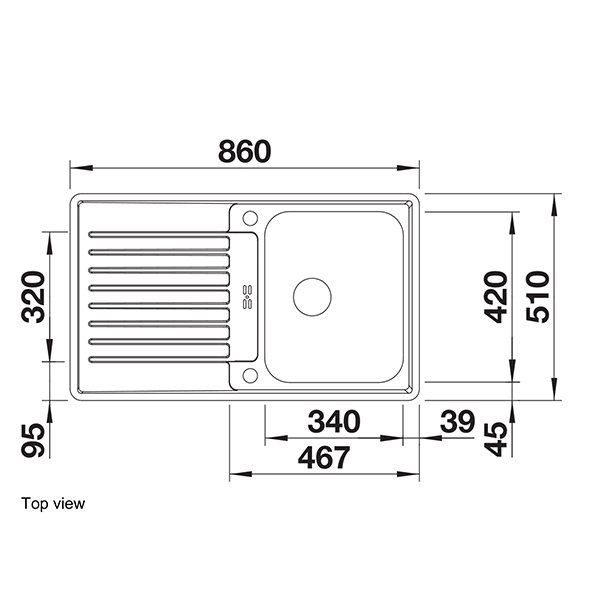 Blanco CLASSIC PRO 45 S IF Inset Sink 2