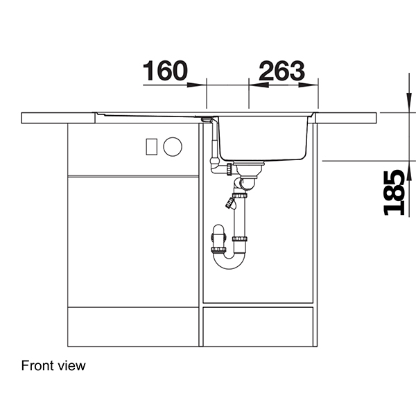 Blanco CLASSIC PRO 45 S IF Inset Sink 5